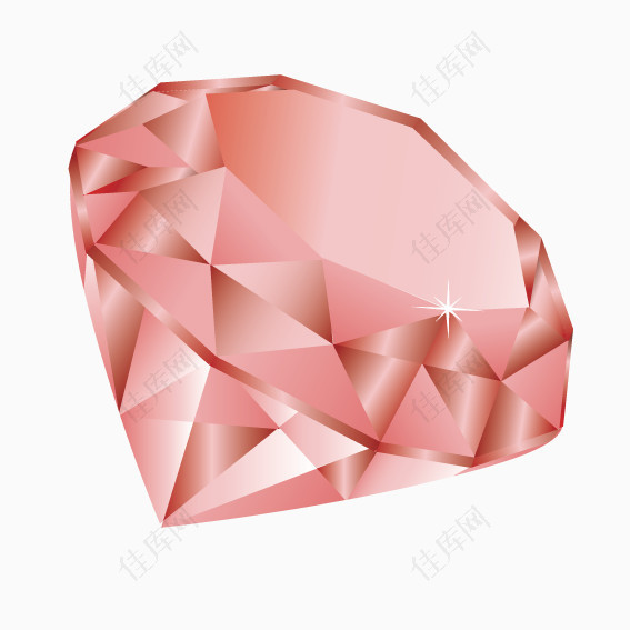 精美粉色钻石