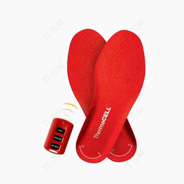 红色的高科技鞋垫