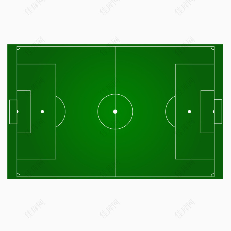 绿色足球场平面效果图