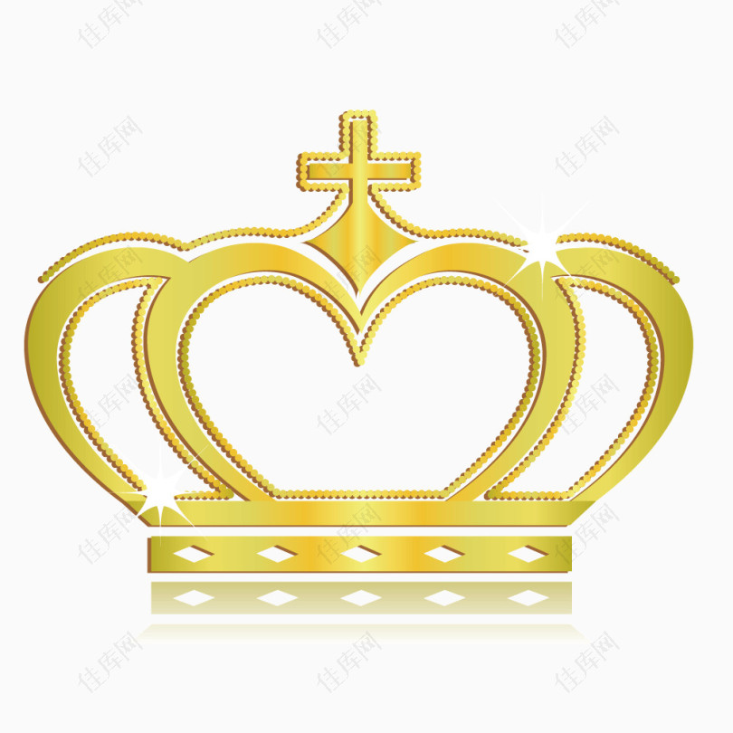 矢量金色皇冠