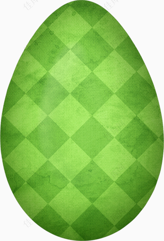 绿色蛋形图形