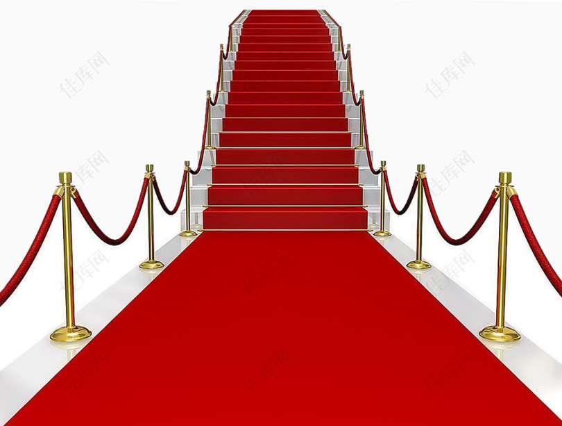 红地毯阶梯楼梯