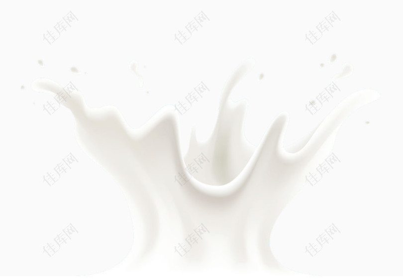 飞溅的牛奶