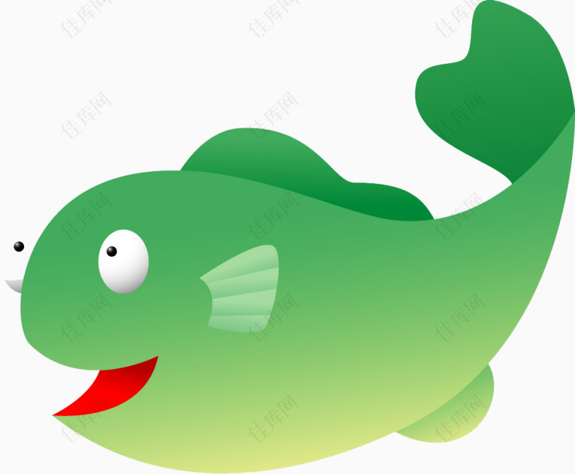 浅绿色大鱼