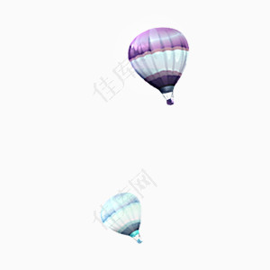 漂浮的热气球