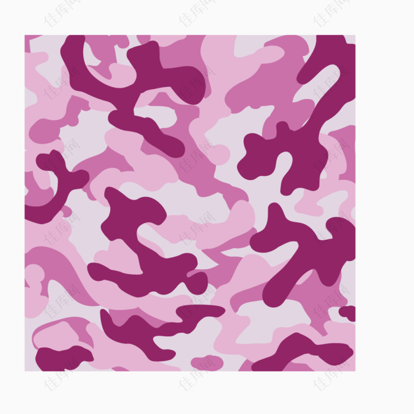 矢量军事迷彩布纹粉红色