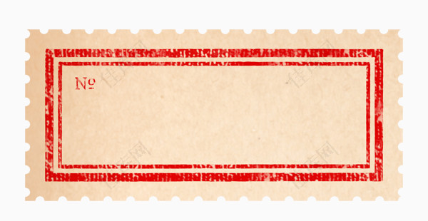 复古邮戳式边框纹理