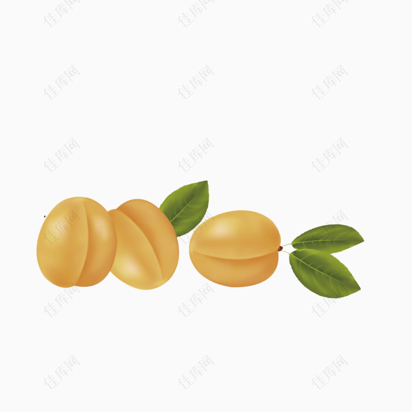 黄色桃子