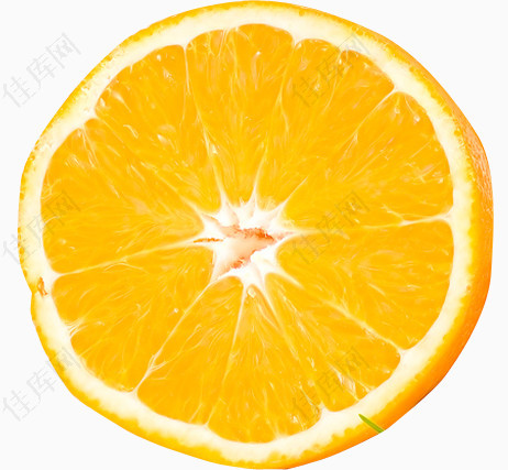 橙子切片装饰背景素材