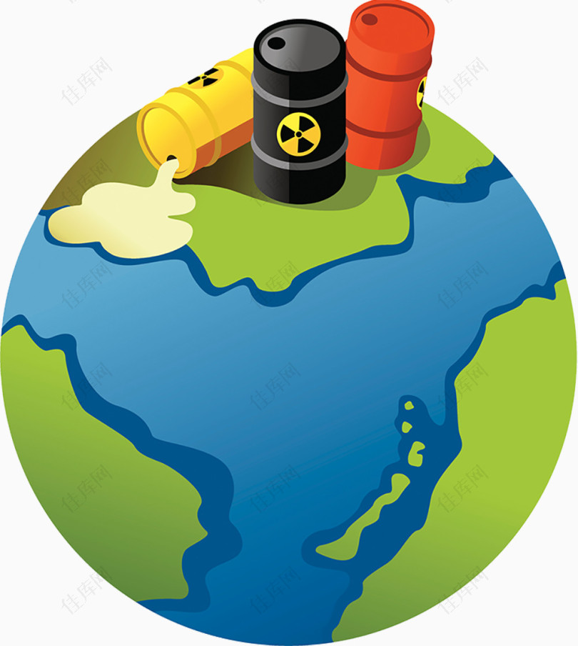 核废料污染地球