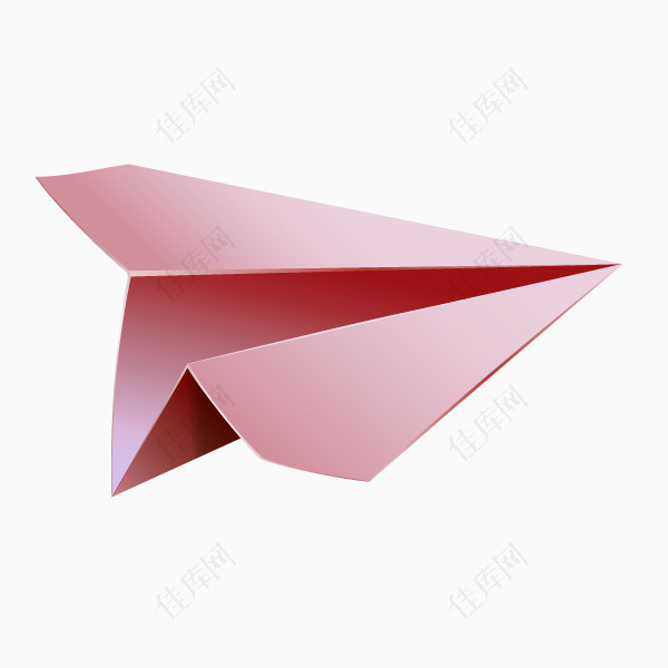 粉色纸飞机