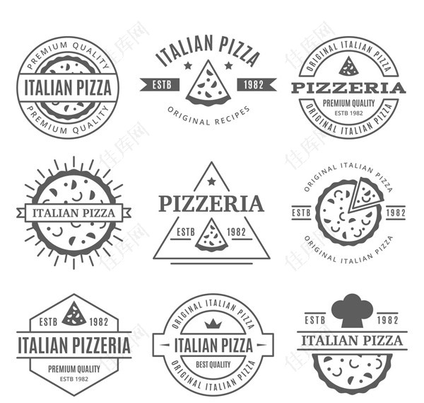 意大利匹萨标志